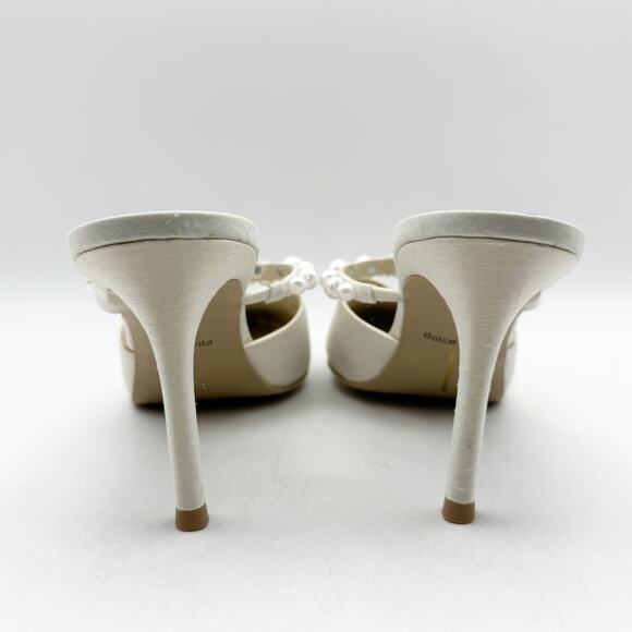 Dolce Vita Womens Kanika High Heel Pump US 7.5 M White Pointed Toe NIB - Picture 10 of 12